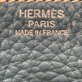 エルメス HERMES リンディ30 □Q刻印 ブルージーン×シルバー金具 トリヨンクレマンス レディース ショルダーバッグ