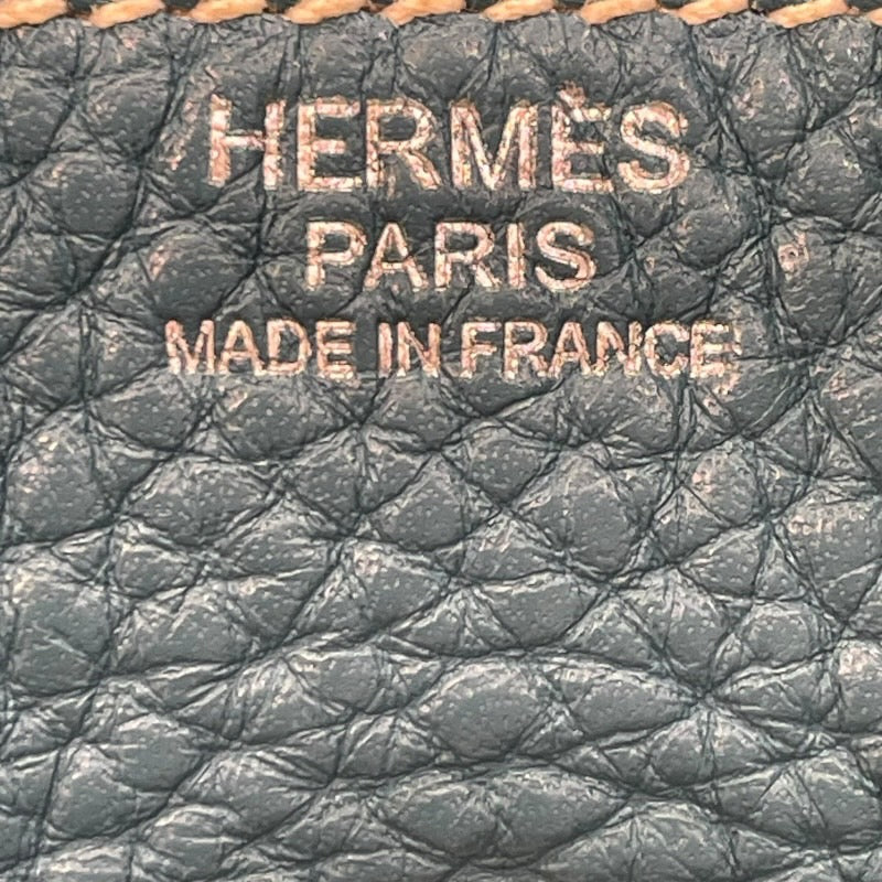 エルメス HERMES リンディ30 □Q刻印 ブルージーン×シルバー金具 トリヨンクレマンス レディース ショルダーバッグ