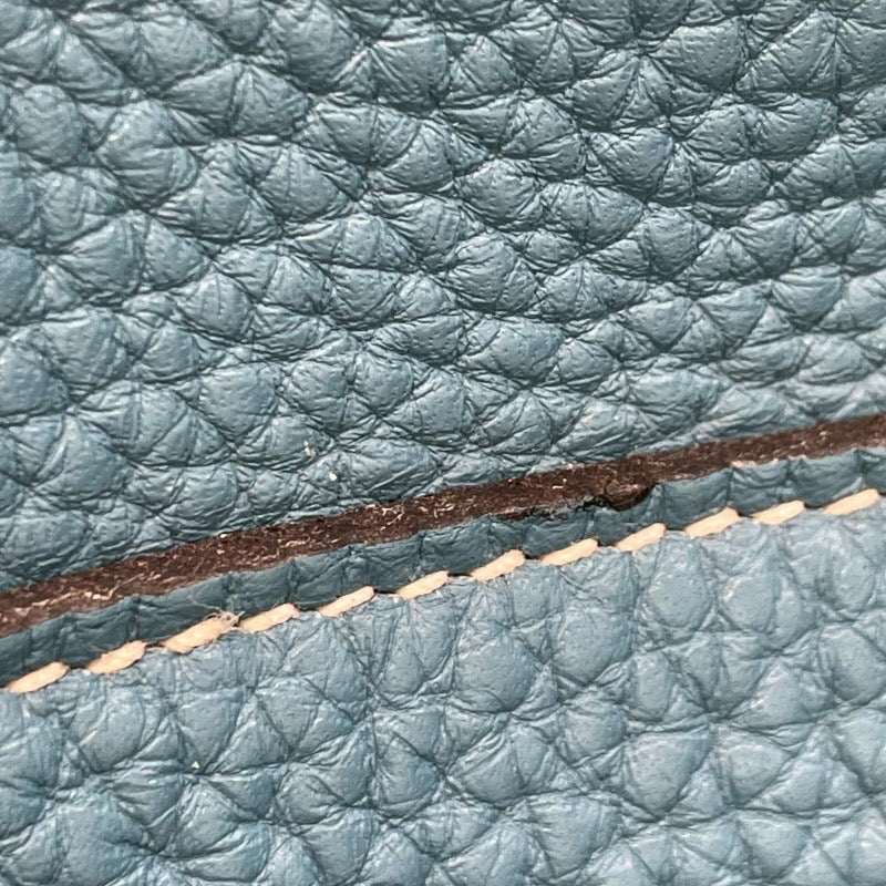 エルメス HERMES リンディ30 □Q刻印 ブルージーン×シルバー金具 トリヨンクレマンス レディース ショルダーバッグ