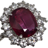 ルビー非加熱リング pt900 ジュエリー