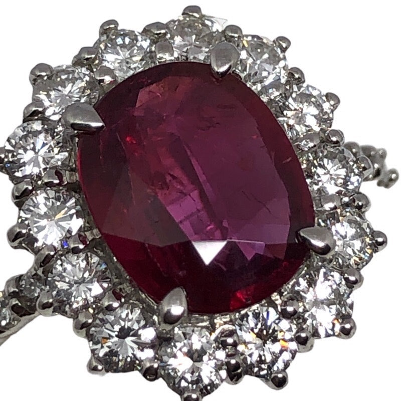 ルビー非加熱リング pt900 ジュエリー