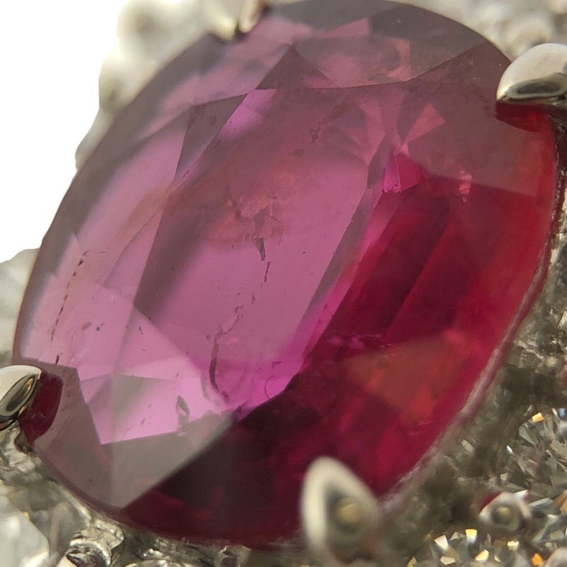 ルビー非加熱リング pt900 ジュエリー