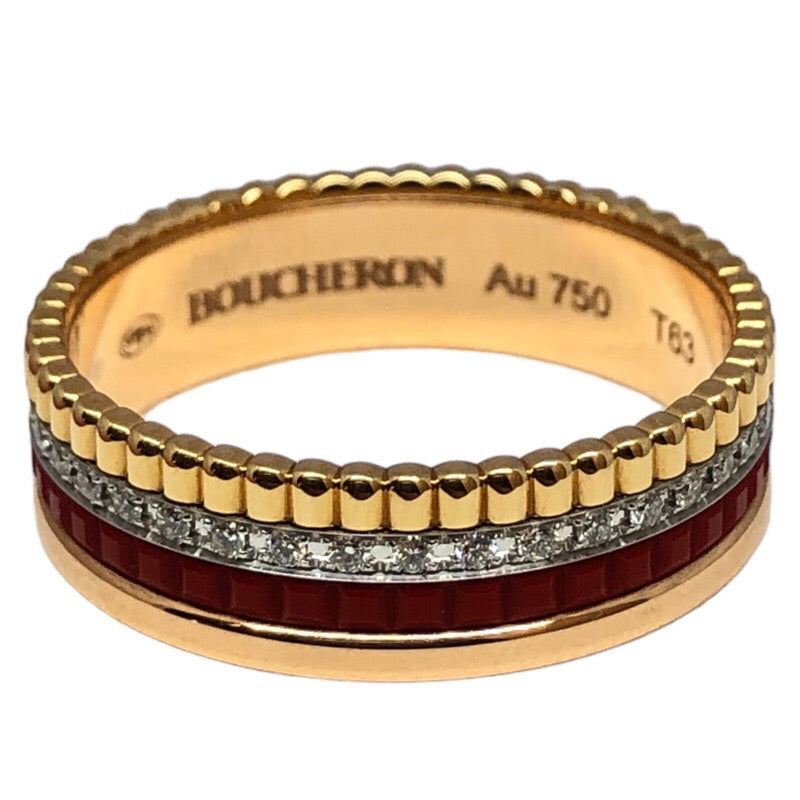 ブシュロン BOUCHERON キャトルリング スモール 750PG ジュエリー