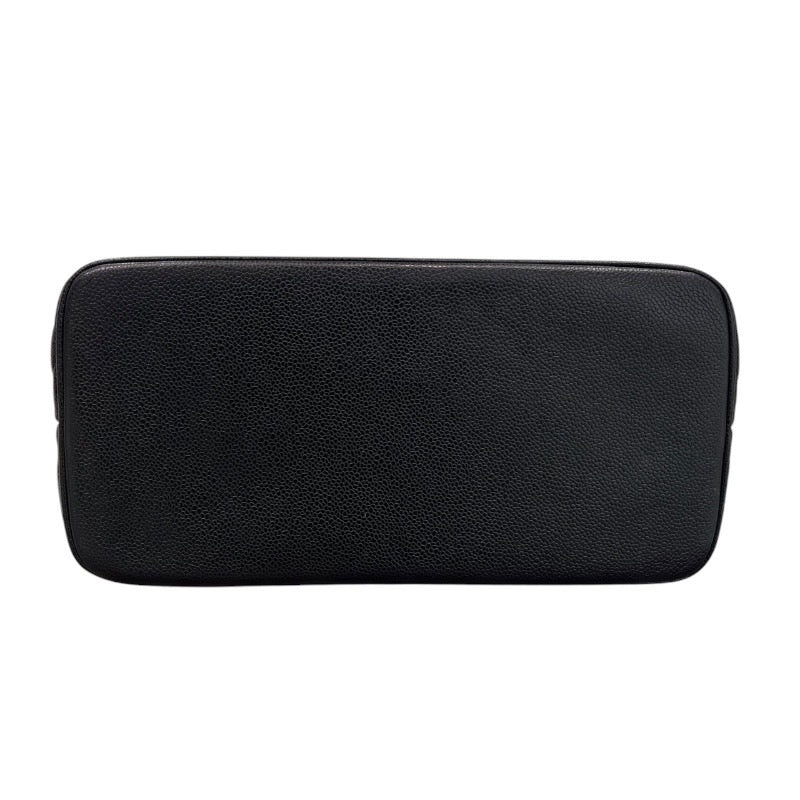 シャネル CHANEL 復刻トート A01804　6番台 ブラック×シルバー金具 キャビアスキン レディース トートバッグ