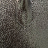 エルメス HERMES オータクロア32 〇Z刻 ブラック/ゴールド金具 アルデンヌ ユニセックス ハンドバッグ