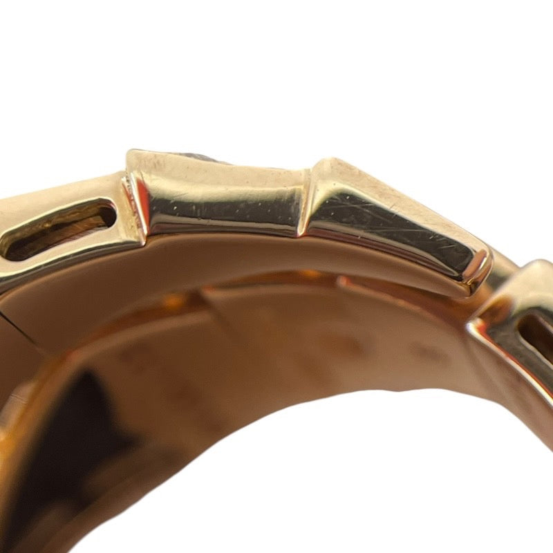 ブルガリ BVLGARI セルペンティヴァイパーリング 750PG/ダイヤモンド/オニキス ジュエリー