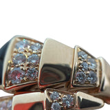 ブルガリ BVLGARI セルペンティヴァイパーリング 750PG/ダイヤモンド/オニキス ジュエリー