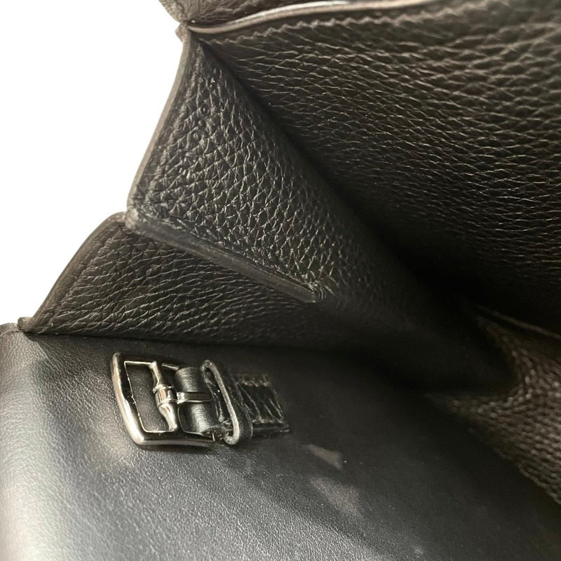 エルメス HERMES アルザン25 B刻印 ブラック シルバー金具 トリヨンクレマンス レディース ショルダーバッグ