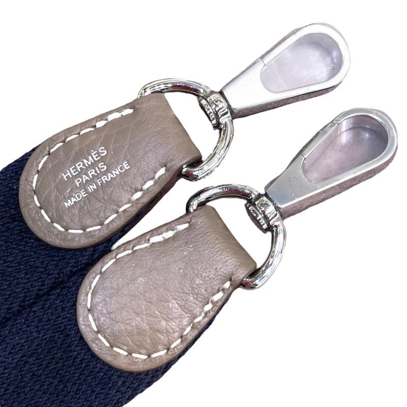 エルメス HERMES エヴリンTPM W刻 エトゥープ x シルバー金具 トリヨン ユニセックス ショルダーバッグ