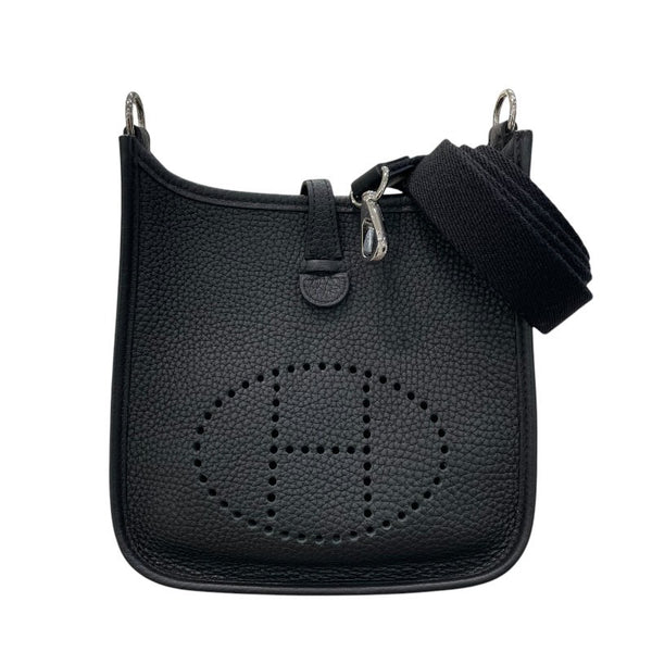 エルメス HERMES エヴリンTPM Z刻 ブラック×SV金具 トリヨンクレマンス ユニセックス ショルダーバッグ