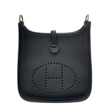 エルメス HERMES エヴリンTPM Z刻 ブラック×SV金具 トリヨンクレマンス ユニセックス ショルダーバッグ