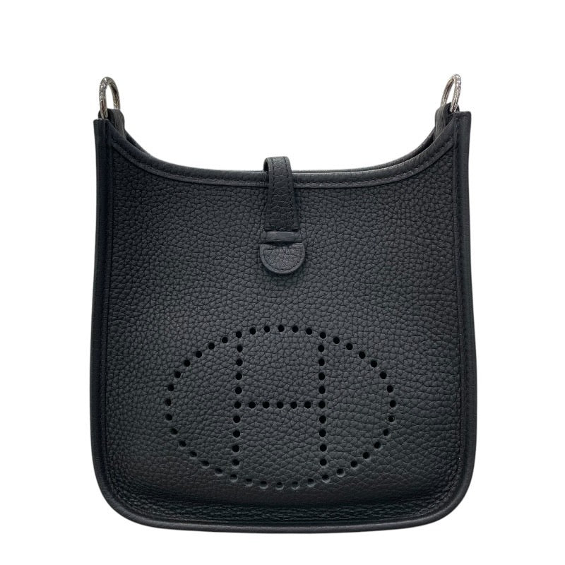 エルメス HERMES エヴリンTPM Z刻 ブラック×SV金具 トリヨンクレマンス ユニセックス ショルダーバッグ