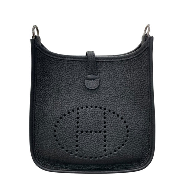 エルメス HERMES エヴリンTPM Z刻 ブラック×SV金具 トリヨンクレマンス ユニセックス ショルダーバッグ