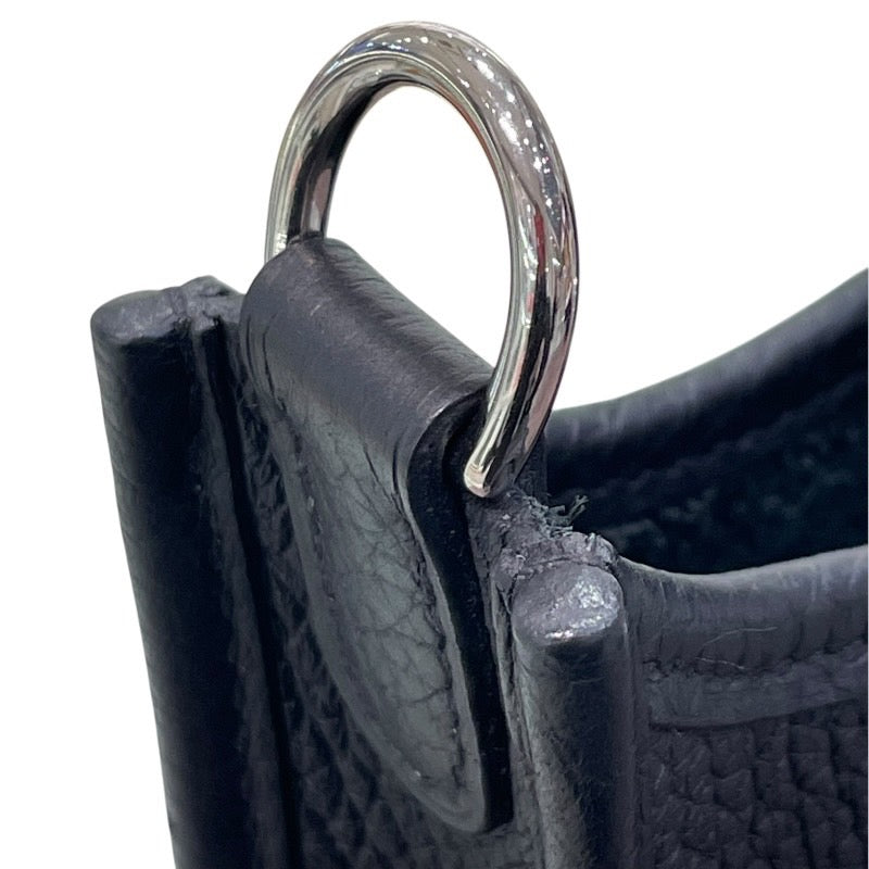 エルメス HERMES エヴリンTPM Z刻 ブラック×SV金具 トリヨンクレマンス ユニセックス ショルダーバッグ
