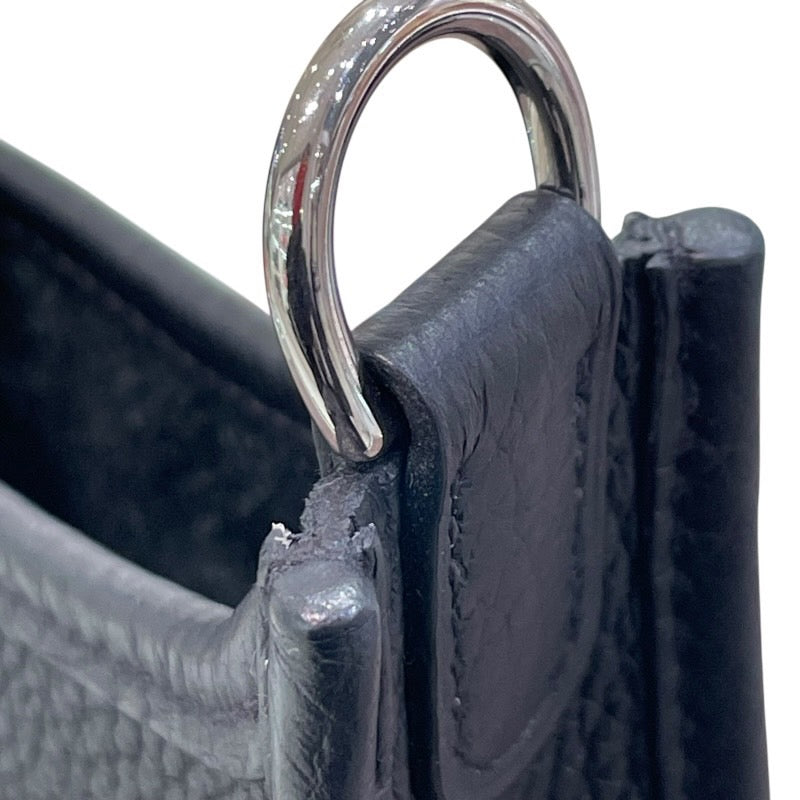 エルメス HERMES エヴリンTPM Z刻 ブラック×SV金具 トリヨンクレマンス ユニセックス ショルダーバッグ