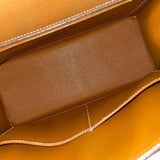 エルメス HERMES ケリー28 外縫い B刻印 ブラウン×シルバー金具 ヴォーエプソン レディース ハンドバッグ