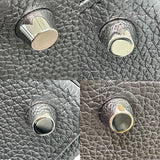 エルメス HERMES ケリー25 B刻印 ブラック×シルバー金具 トゴ レディース ハンドバッグ