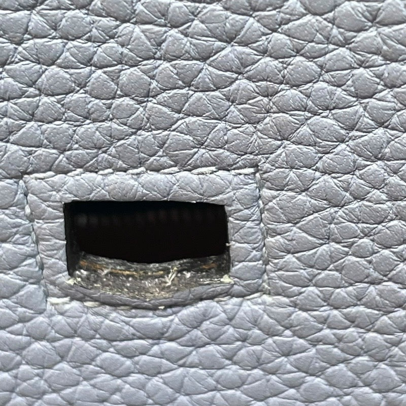 エルメス HERMES バーキン35 アルルカン □Q刻印 ウルトラバイオレット×ブルーラン×エタン×エトゥープ×ゴールド×ブルーオブスキュール×シルバー金具 トリヨンクレマンス レディース ハンドバッグ