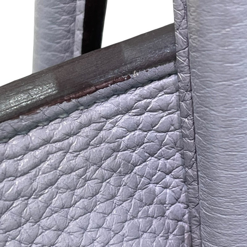 エルメス HERMES バーキン35 アルルカン □Q刻印 ウルトラバイオレット×ブルーラン×エタン×エトゥープ×ゴールド×ブルーオブスキュール×シルバー金具 トリヨンクレマンス レディース ハンドバッグ