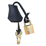 エルメス HERMES ケリー25 W刻 ブラック ゴールド金具  トゴ レディース ハンドバッグ