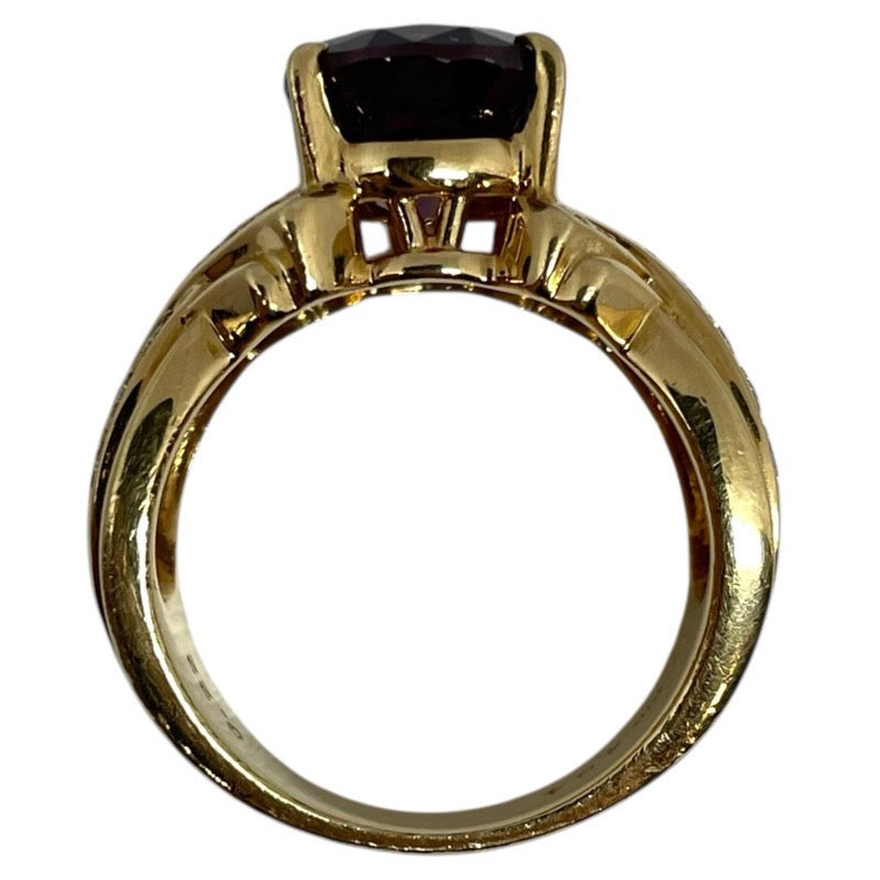 タサキ TASAKI リング K18YG ガーネット ジュエリー