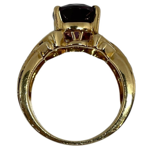 タサキ TASAKI リング K18YG ガーネット ジュエリー