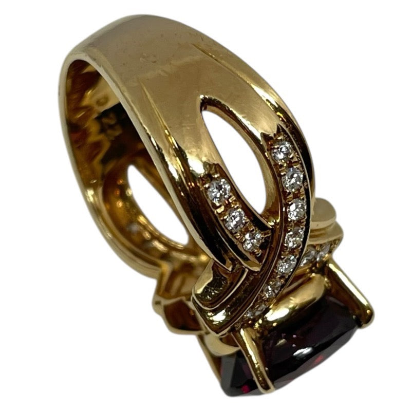 タサキ TASAKI リング K18YG ガーネット ジュエリー