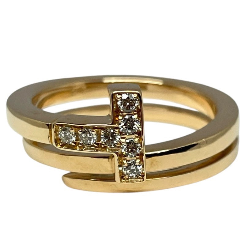ティファニー TIFFANY＆CO Tスクエアラップリング 750PG ジュエリー