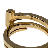 ティファニー TIFFANY＆CO Tスクエアラップリング 750PG ジュエリー
