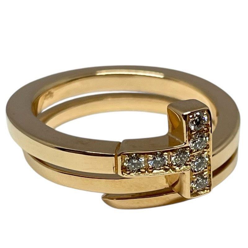 ティファニー TIFFANY＆CO Tスクエアラップリング 750PG ジュエリー