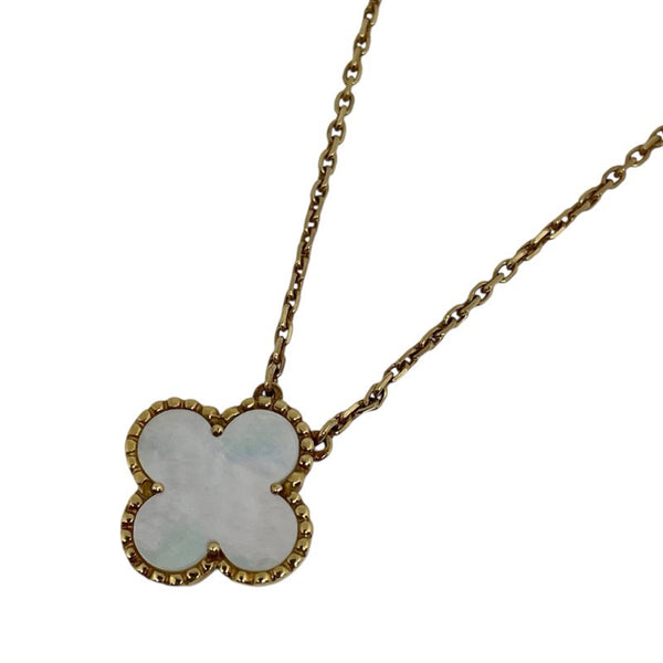 ヴァンクリーフ＆アーペル Van Cleef & Arpels ヴィンテージアルハンブラ 1P ネックレス MOP 750YG/MOP ジュエリー