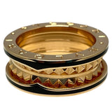 ブルガリ BVLGARI ビーゼロワンロックリング ２バンド 750PG ジュエリー