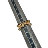 ブルガリ BVLGARI ビーゼロワンロックリング ２バンド 750PG ジュエリー
