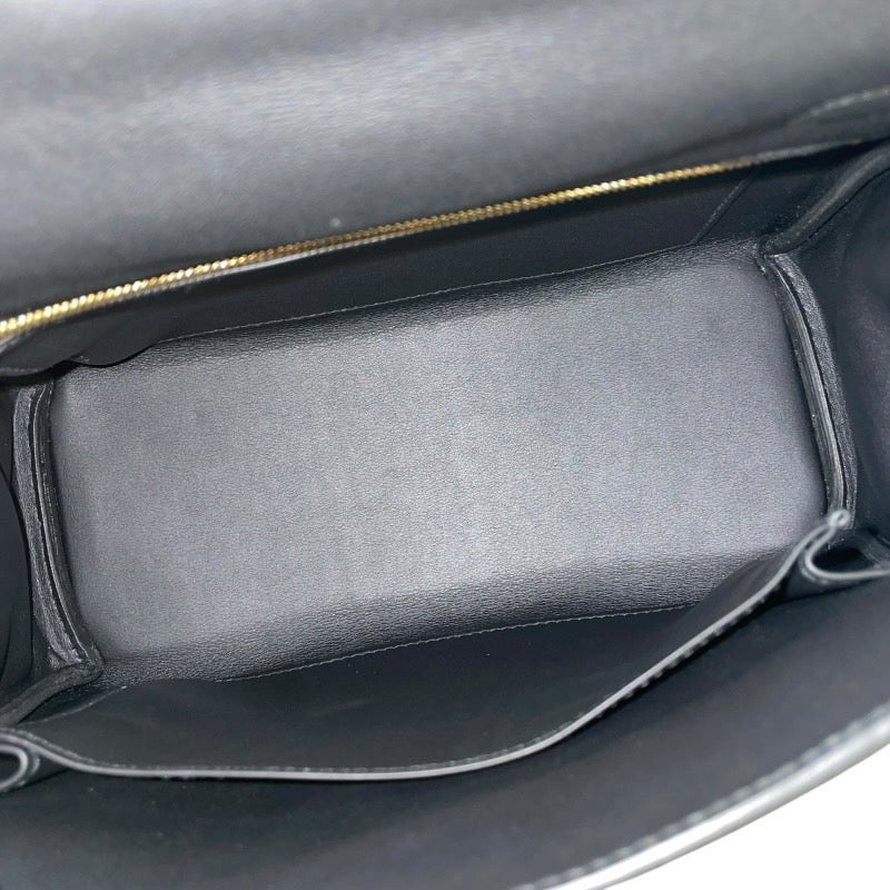 エルメス HERMES ケリー25 W刻印 ブラック×ゴールド金具 スイフト レディース ハンドバッグ