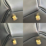 エルメス HERMES ケリー25 W刻印 ブラック×ゴールド金具 スイフト レディース ハンドバッグ