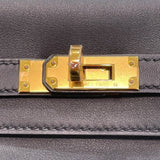 エルメス HERMES ケリー25 W刻印 ブラック×ゴールド金具 スイフト レディース ハンドバッグ