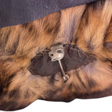フェンディ FENDI ファーコサージュ ベージュ/ブラウン ファー アクセサリー