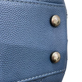 シャネル CHANEL ココハンドルXS 23番台 ライトブルー×シルバー金具 キャビアスキン レディース ショルダーバッグ