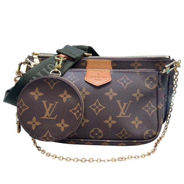 ルイ・ヴィトン LOUIS VUITTON ミュルティ・ポシェット・アクセソワール M44813 ブラウン モノグラム レディース ショルダーバッグ