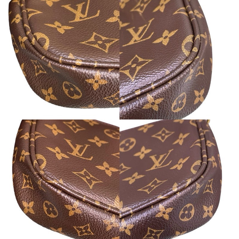 ルイ・ヴィトン LOUIS VUITTON ミュルティ・ポシェット・アクセソワール M44813 ブラウン モノグラム レディース ショルダーバッグ
