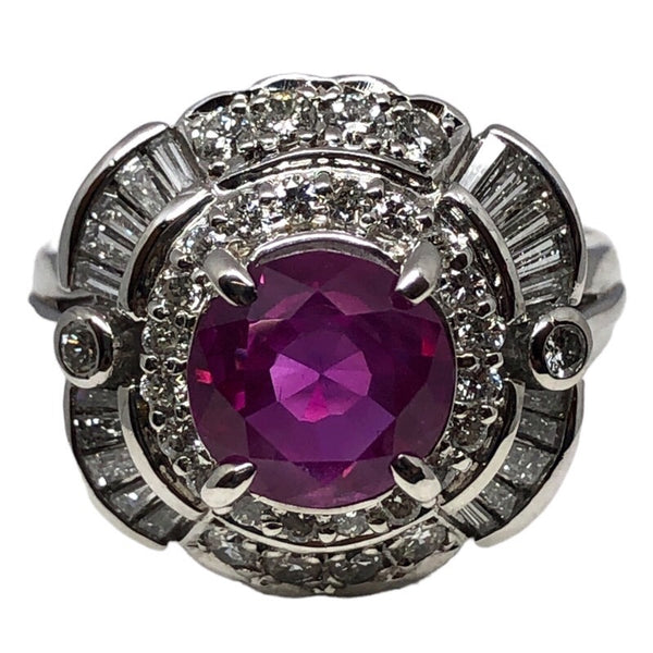 ルビー非加熱リング pt900 ジュエリー