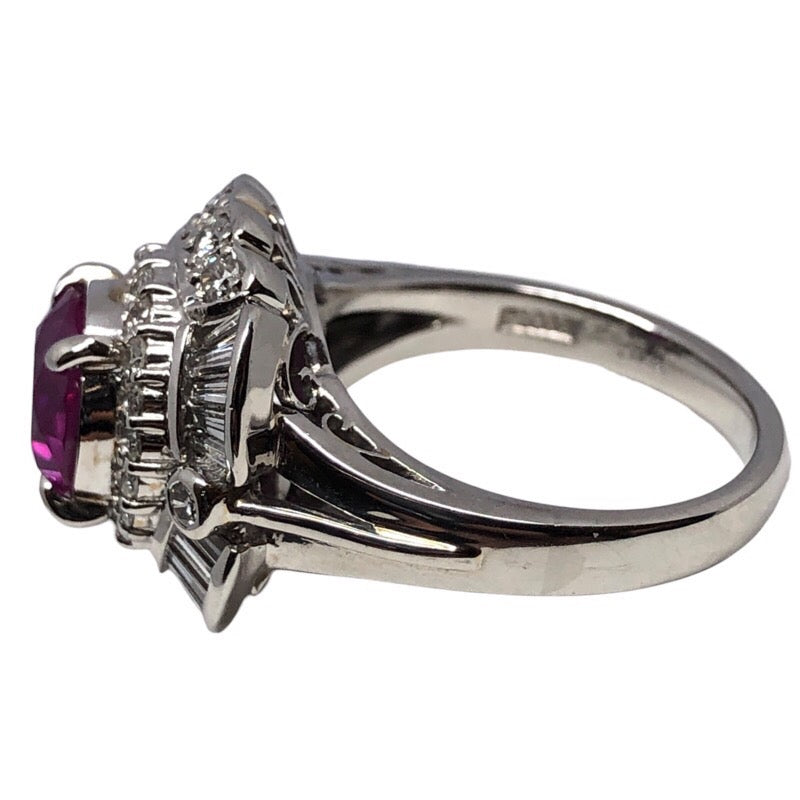 ルビー非加熱リング pt900 ジュエリー