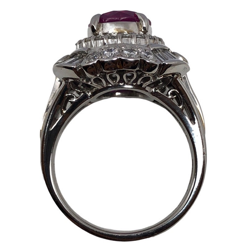 ルビー非加熱リング pt900 ジュエリー