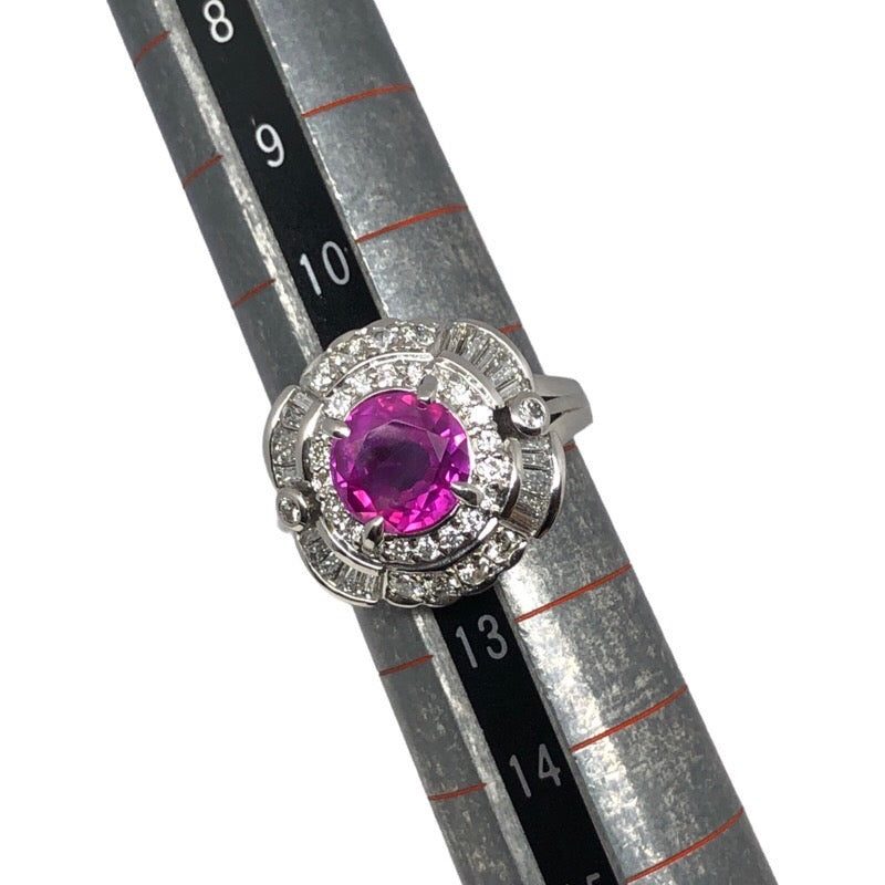 ルビー非加熱リング pt900 ジュエリー