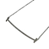 ティファニー TIFFANY＆CO Tスマイル ダイヤ ブレス スモール 750WG ジュエリー