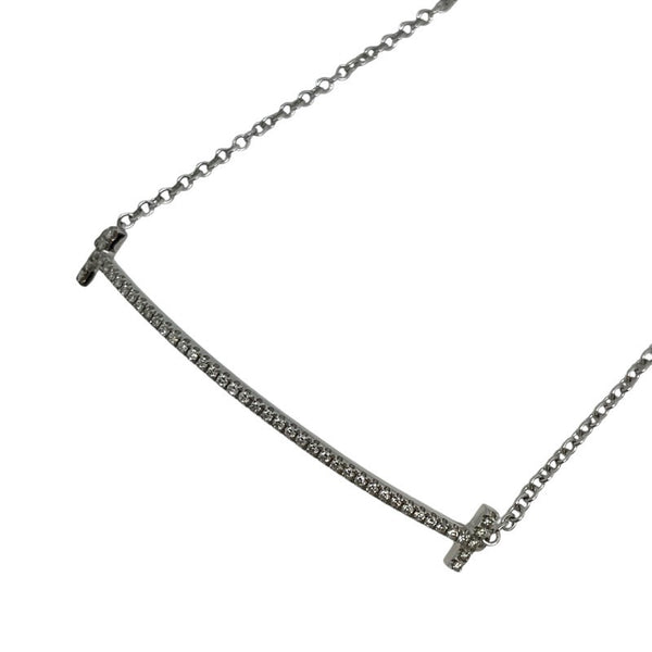 ティファニー TIFFANY＆CO Tスマイル ダイヤ ブレス スモール 750WG ジュエリー