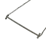 ティファニー TIFFANY＆CO Tスマイル ダイヤ ブレス スモール 750WG ジュエリー
