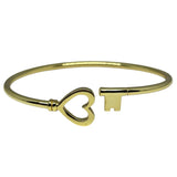 ティファニー TIFFANY＆CO ハートキーワイヤーブレス 750YG ジュエリー