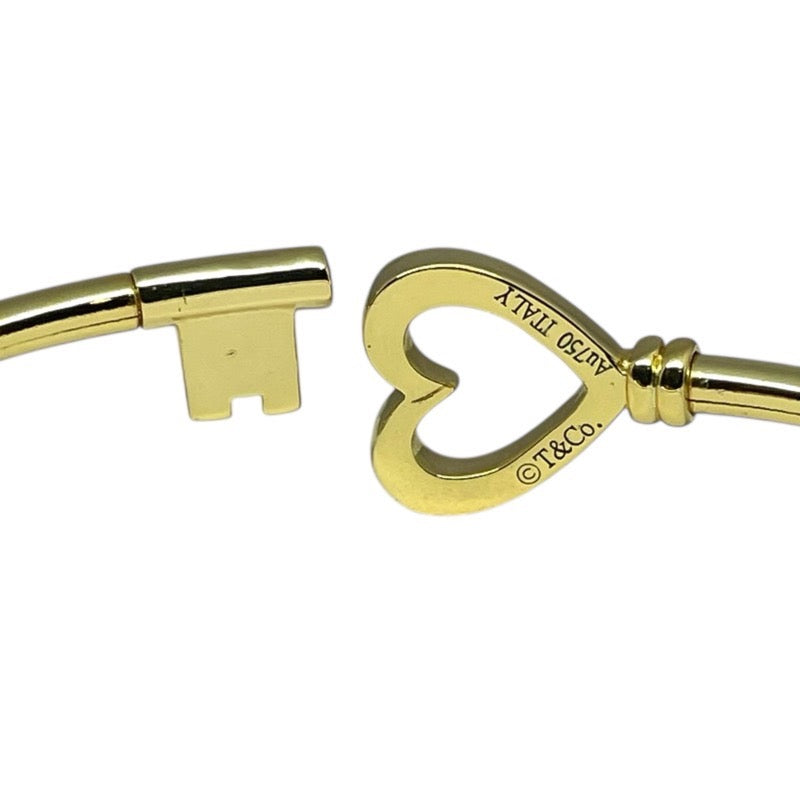 ティファニー TIFFANY＆CO ハートキーワイヤーブレス 750YG ジュエリー