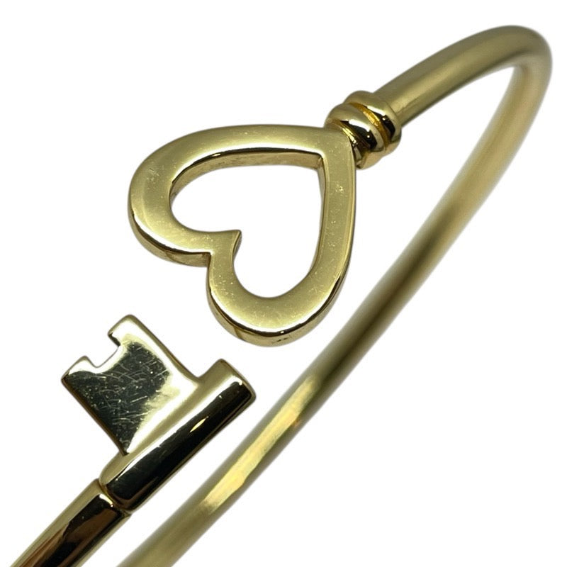 ティファニー TIFFANY＆CO ハートキーワイヤーブレス 750YG ジュエリー